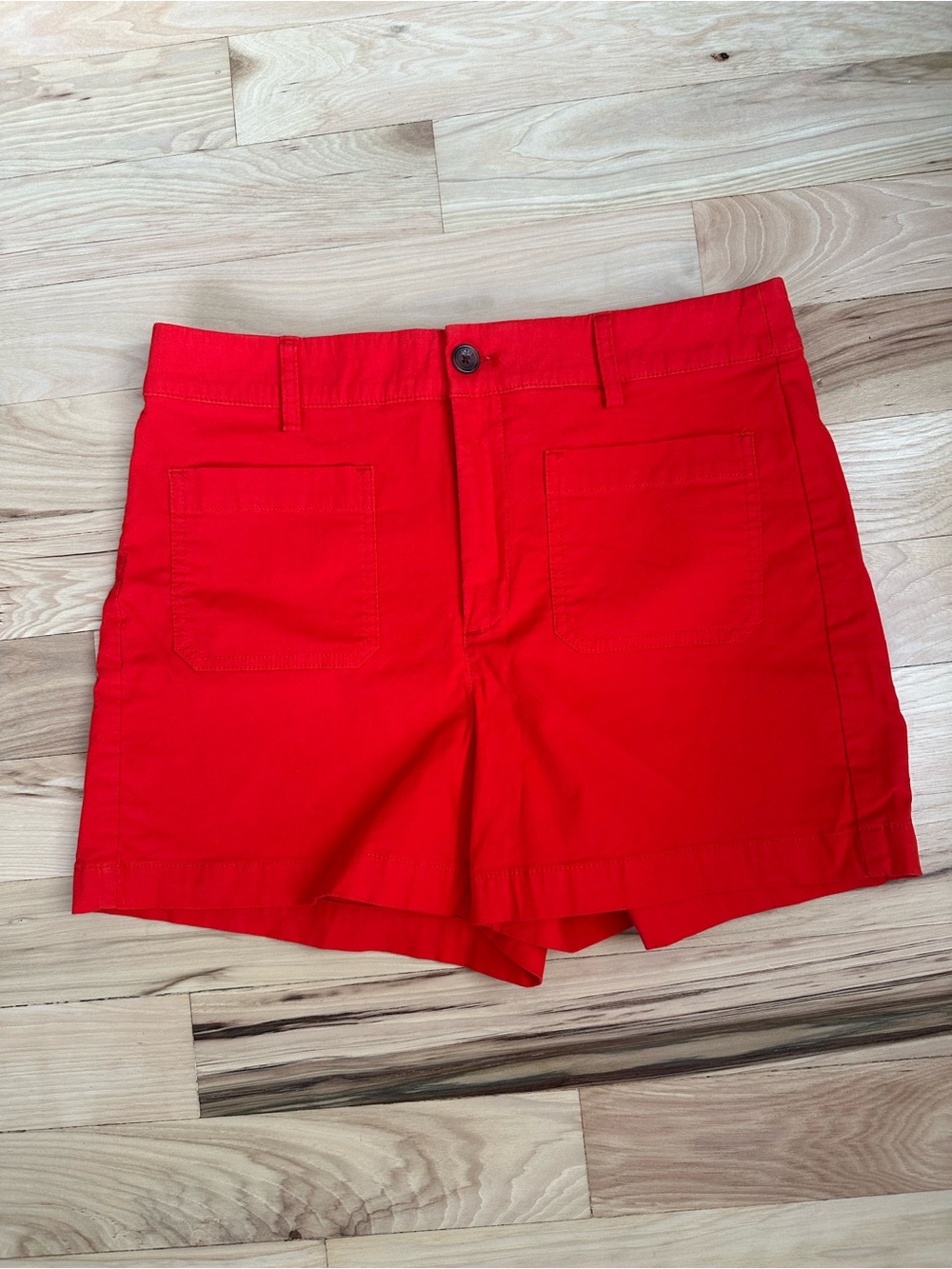J. Crew Lizzy Patch Pocket Bright Cerise Shorts